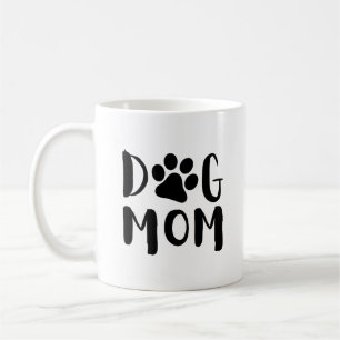 Hund Mamma med Paw-utskrift Lustigt kaffe Mugg