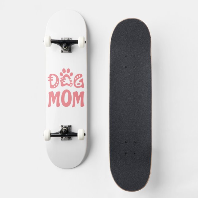 Hund Mamma Mini Skateboard Bräda 18,5 Cm (Framsida)