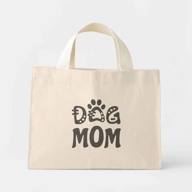Hund Mamma Mini Tygkasse (Framsidan)