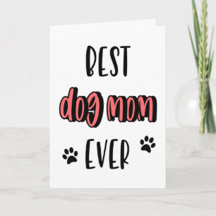 Hund Mamma Mors dag, födelsedag, bästa Hund Mamma Kort