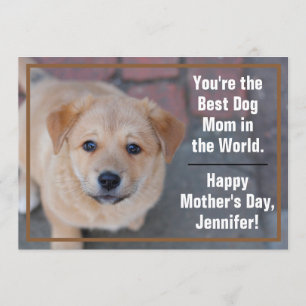 Hund Mamma Mors dag Kort