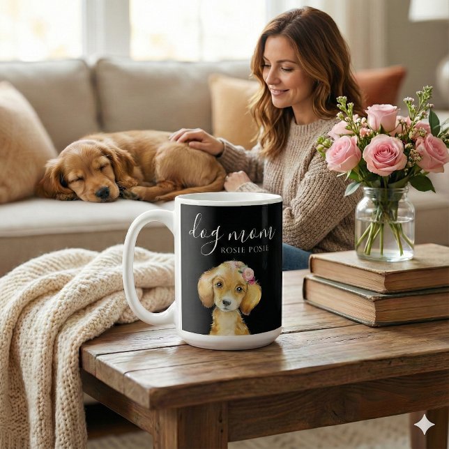 Hund Mamma Mugg (Celebrate a special dog mom with this cute personalized mug! )