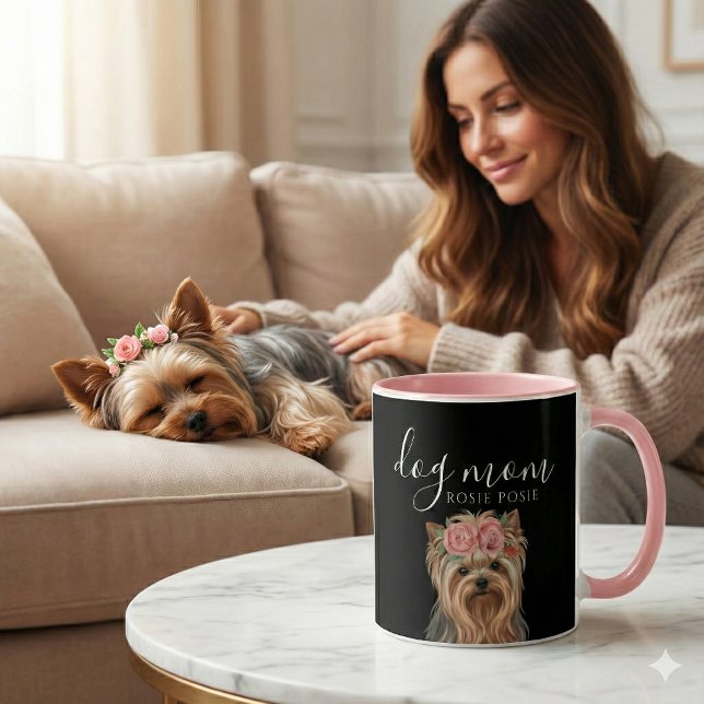 Hund Mamma Mugg (Celebrate a special dog mom with this cute personalized mug! )