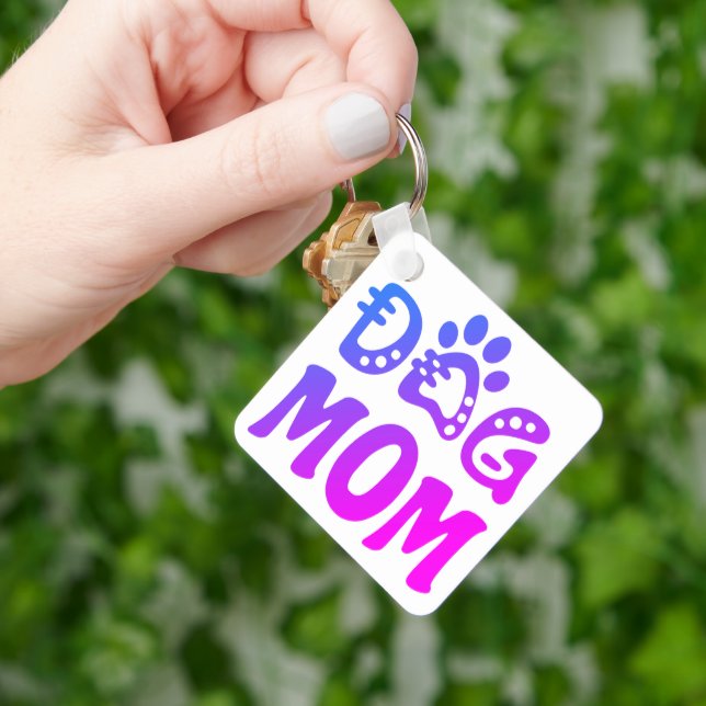 Hund Mamma Nyckelring (Hand)