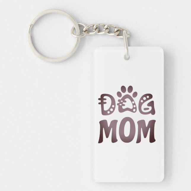 Hund Mamma Nyckelring (Framsidan)