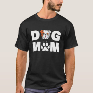 Hund Mamma Owner English Bulldog Hund Kärlek-R T Shirt