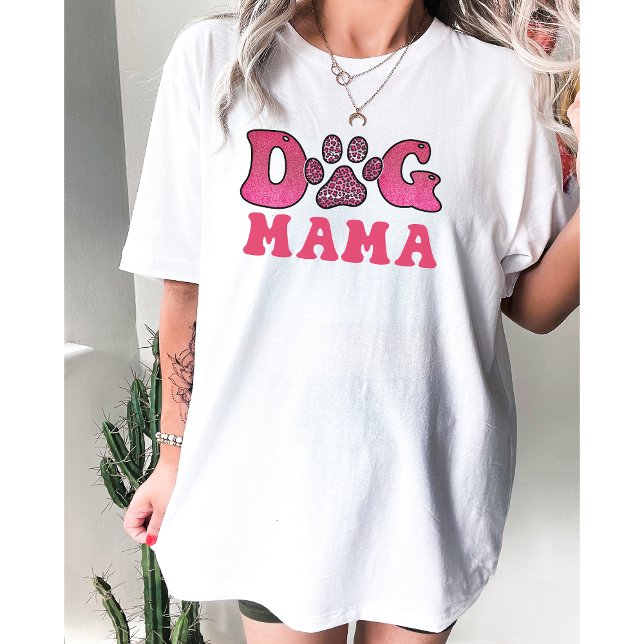 Hund-Mamma-Pet-Funny T Shirt (Skapare uppladdad)