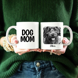 Hund Mamma Photo Mugg med Hundar Namn