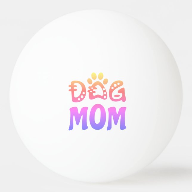 Hund Mamma Pingisboll (Framsidan)