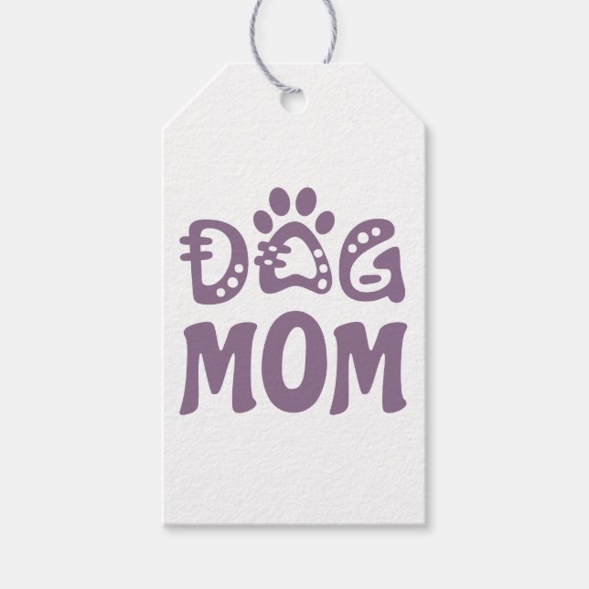 Hund Mamma Presentetikett (Framsidan)
