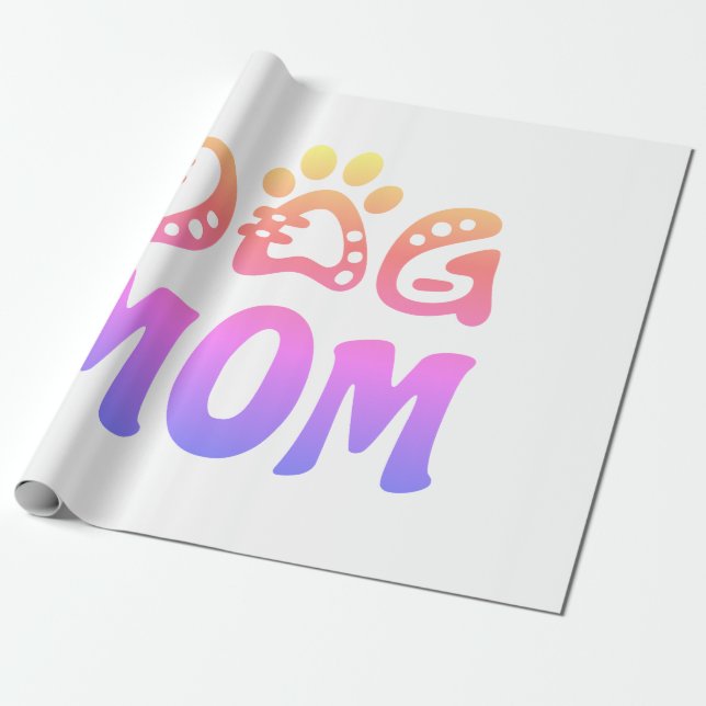 Hund Mamma Presentpapper (Utrullad)