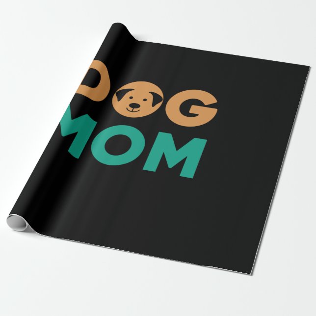 Hund Mamma Presentpapper (Utrullad)