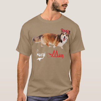 Hund Mamma Puppy Mamma Corgi  T Shirt