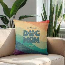 Hund Mamma Retro Groovy Personlig