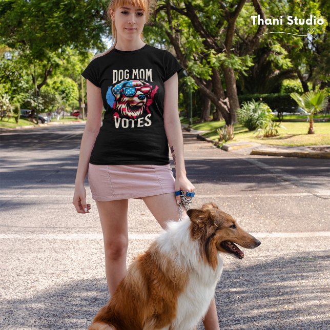 Hund Mamma röstar om valet 2024 till Europaparlame T Shirt (Skapare uppladdad)