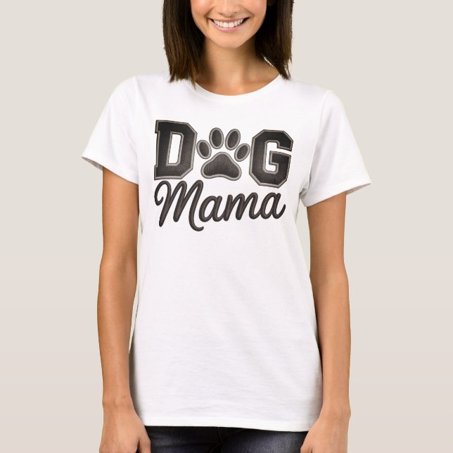 Hund Mamma Söt Husdjursälskare T Shirt (Framsida)