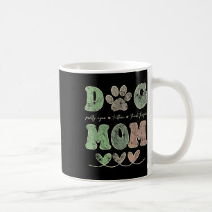 Hund Mamma Söt Öga Tattoos Thick Thigh Funny Kaffemugg