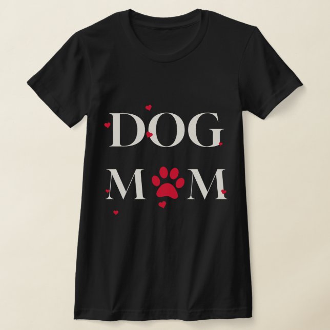 Hund mamma t-shirt (Laydown)