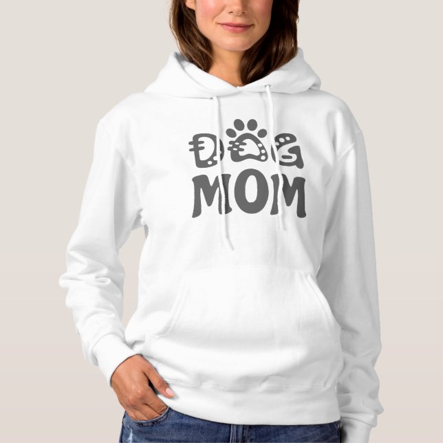 Hund Mamma T Shirt (Framsida)