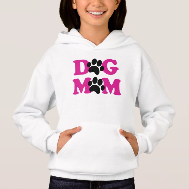 Hund Mamma T Shirt (Framsida)