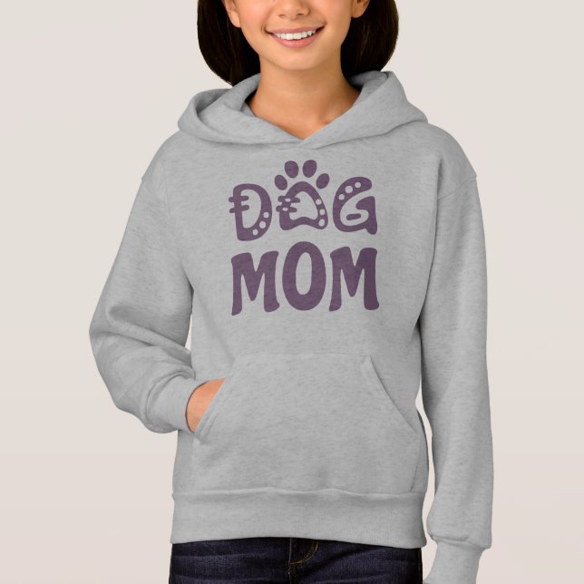 Hund Mamma T Shirt (Framsida)