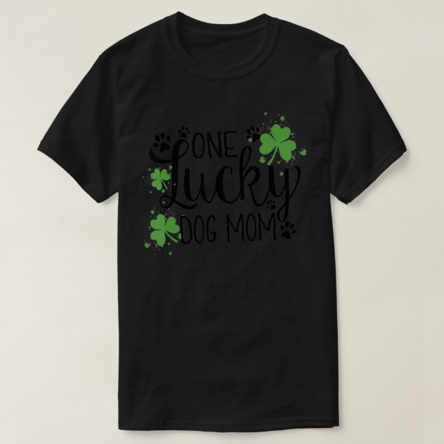 Hund Mamma T Shirt (Design framsida)