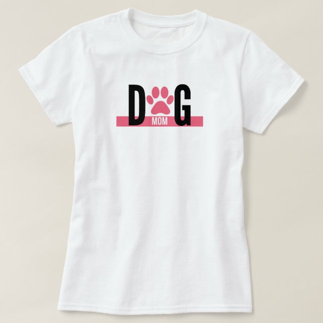 Hund Mamma T-Shirt (Design framsida)