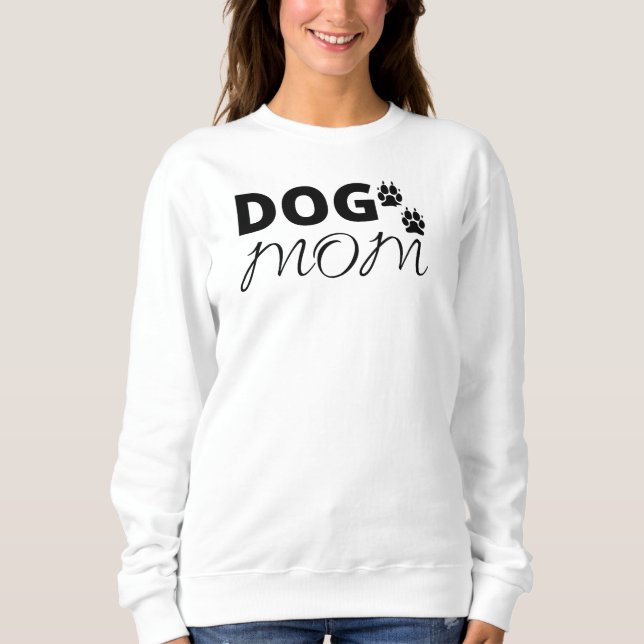 Hund Mamma T Shirt (Framsida)