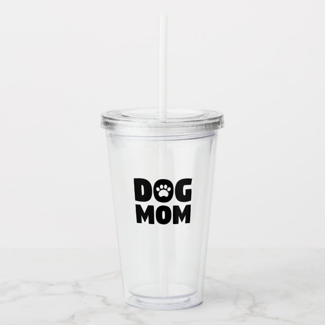 Hund Mamma Take Away Mugg (Framsida)