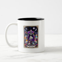 Hund Mamma Tarot Card-kaffe Mugg