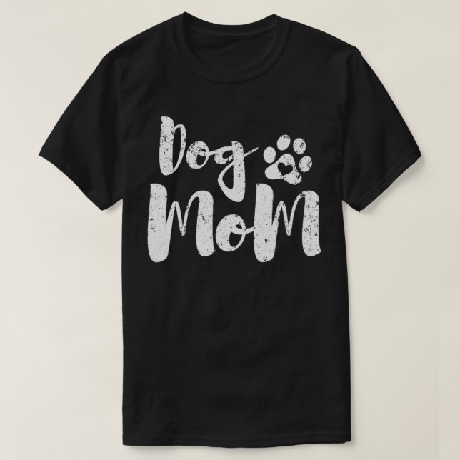 Hund Mamma Tass Gift färsk T Shirt (Design framsida)
