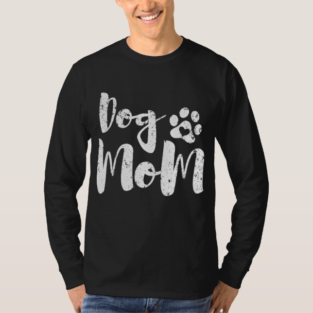 Hund Mamma Tass Gift T Shirt (Framsida)
