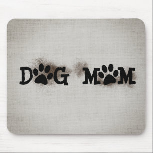 HUND MAMMA-Tassavtryck med Dirt Musmatta