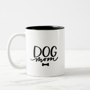 Hund Mamma Två-Tonad Mugg