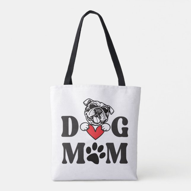 Hund mamma tygkasse (Baksida)