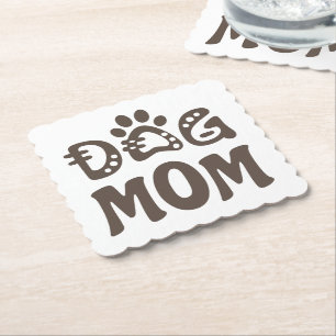 Hund Mamma Underlägg Papper