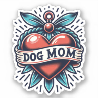 Hund Mamma Vinyl Hund Sticker Klistermärken