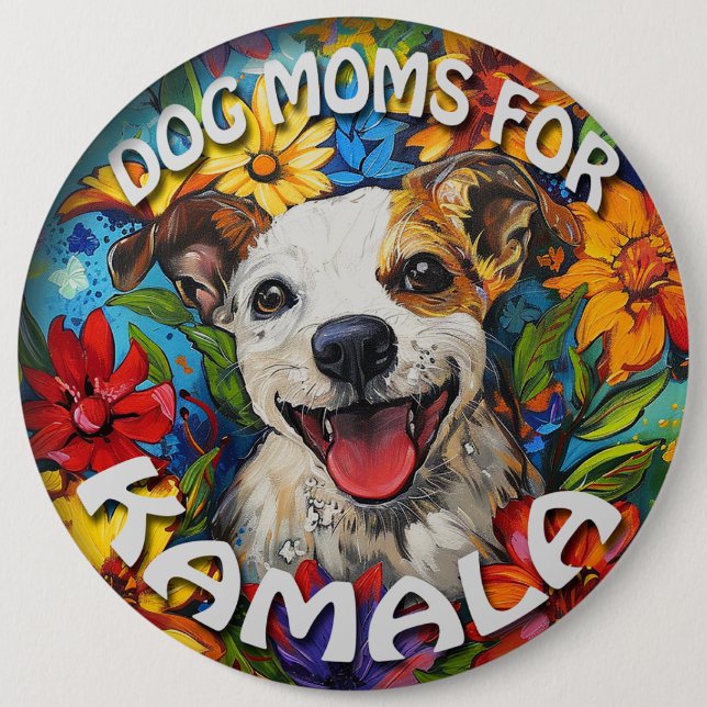 Hund Mammor för Kamala Button Knapp (Framsida)