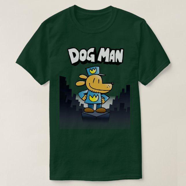 Hund man Kids Långärmad TShirt T Shirt (Design framsida)