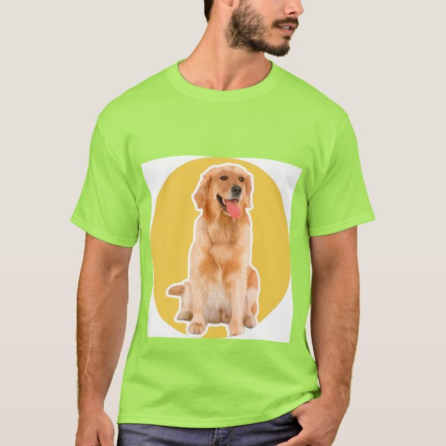 Hund Manar-Shirt T Shirt (Framsida)