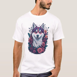 Hund Manar Tshirts - Siberian husky Manar Tshirts