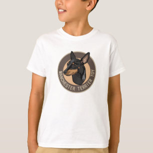 Hund manchester skräcker leksak t shirt