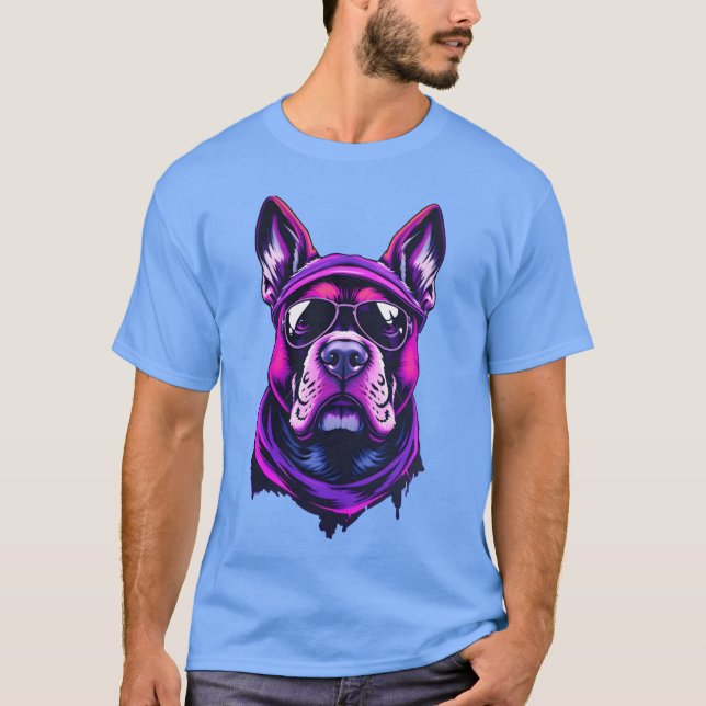 Hund Mans Best Friend roligt T Shirt (Framsida)
