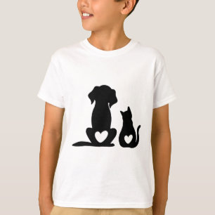 Hund marionett och Baby Hund och klöver T Shirt
