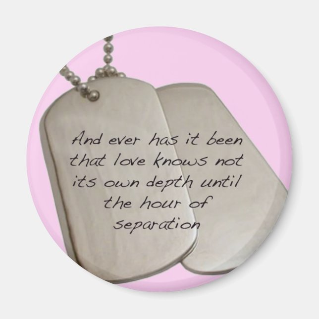 Hund Märkre Magnet (Framsidan)