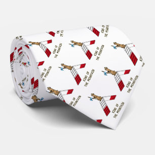 Hund mästare kung i berget rolig slips