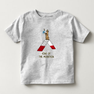 Hund mästare kung i berget rolig t shirt