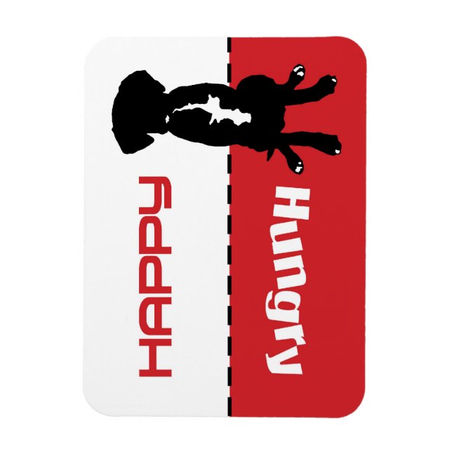 Hund Matande Magnet - Har du matat hund? (Vertikal)