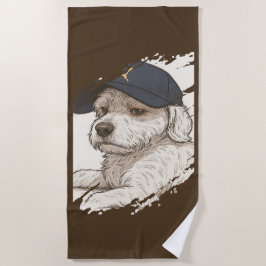 Hund Max Beach Towel