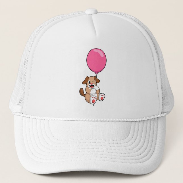 Hund med Balloon Keps (Framsida)